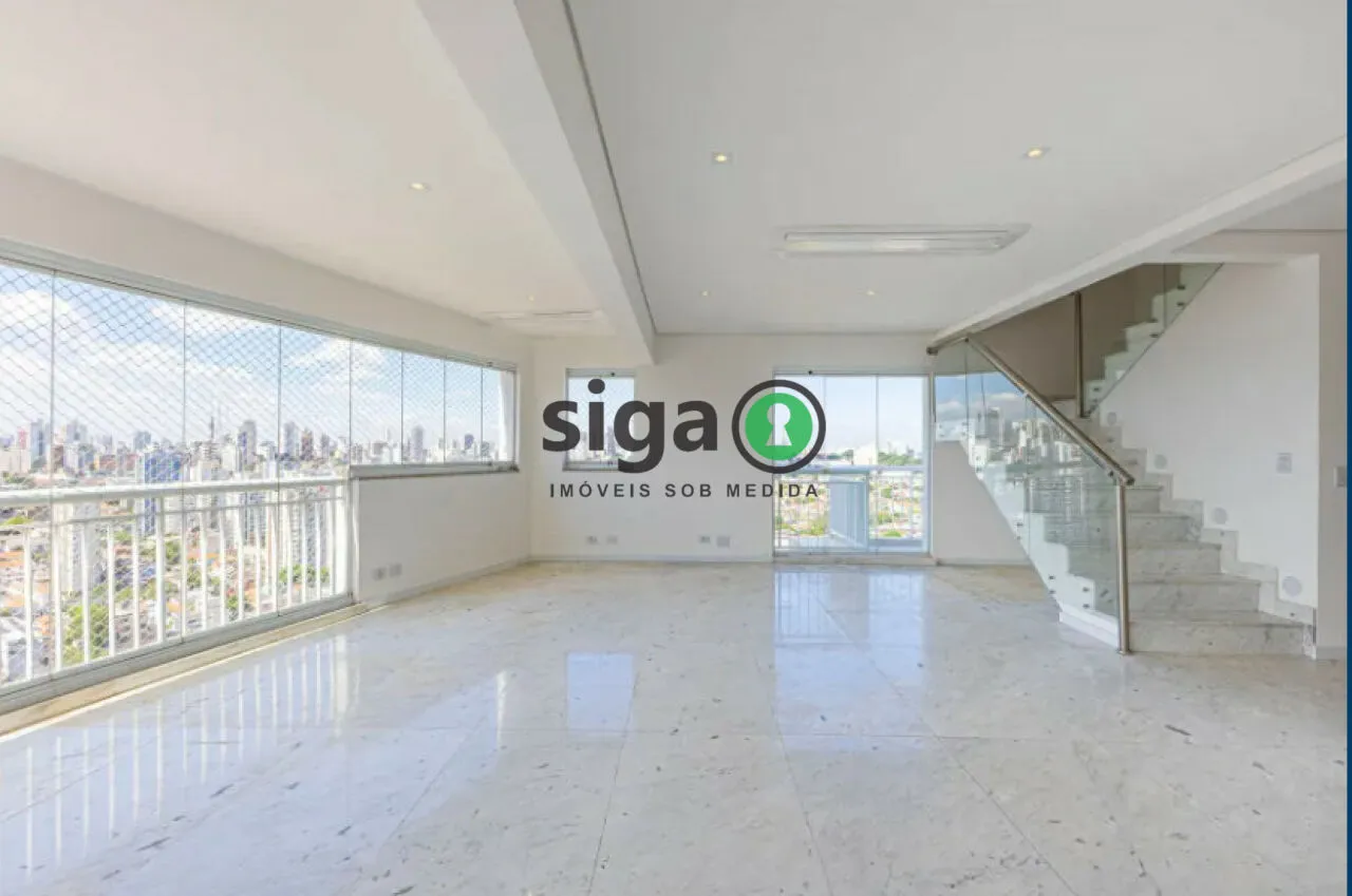 Imagem Cobertura Duplex á Venda 290 m², 4 Suítes, 4 Vagas - Vila Romana