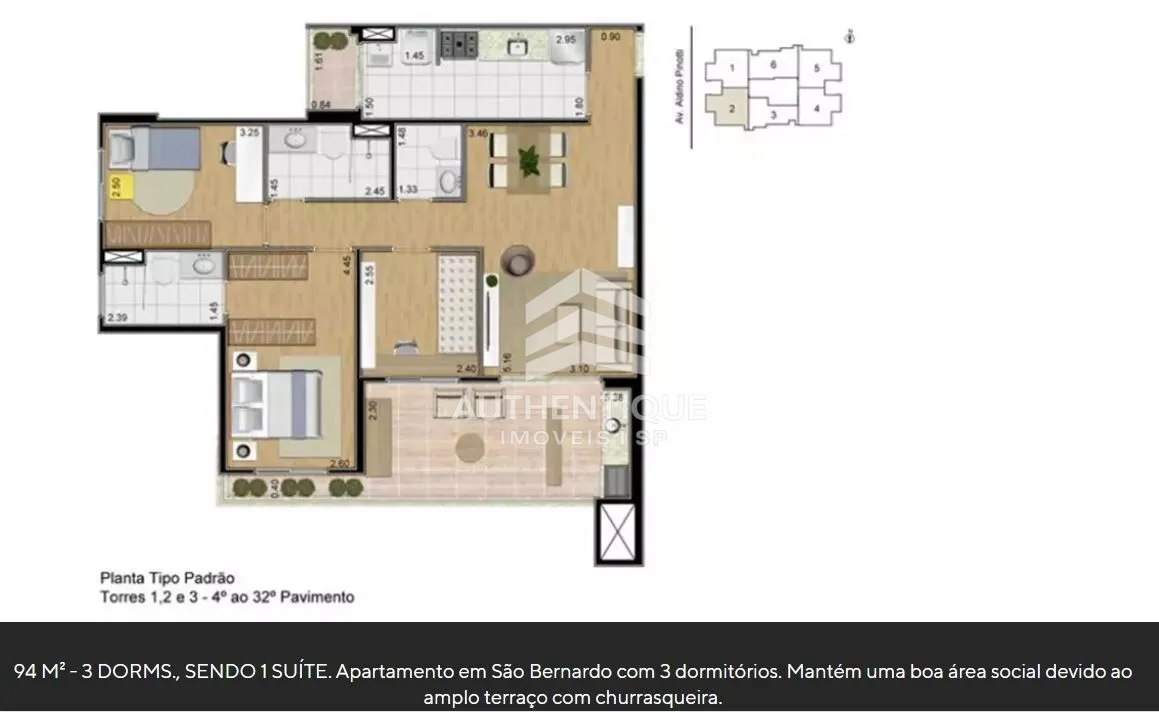 Imagem HELBOR TRILOGY HOME - Apartamento à venda no bairro Centro - São Bernardo do Campo/SP