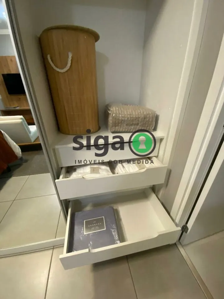 Imagem Apartamento no Brooklin com 41m², para Locação, 1 quarto1 vagas - São Paulo/SP