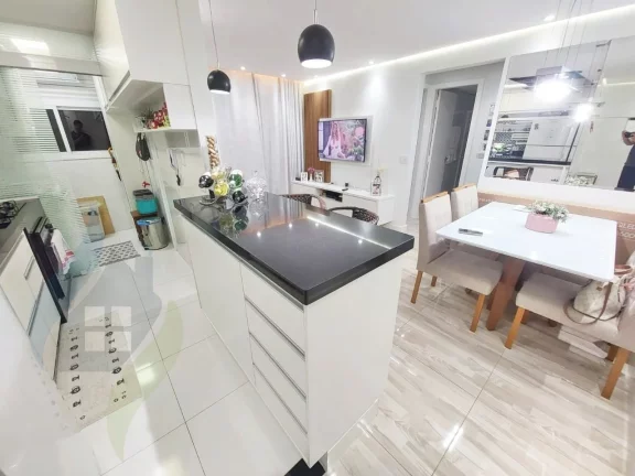 Imagem Apartamento de 2 dormitórios sendo 1 suíte, 2 banheiros, 1 vaga, com 60m² em Rudge Ramos, São Bernardo do Campo