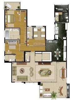 Imagem Edifício Maria Callas Anália Franco São Paulo, apartamento alto padrão em São Paulo-SP, apartamento de alto padrão em São Paulo