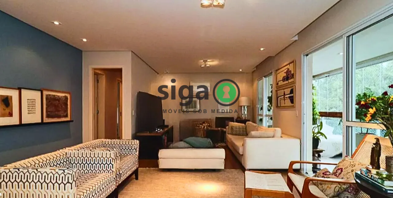Foto do imóvel Apartamento à venda com 3 suítes e 3 vagas no Panamby