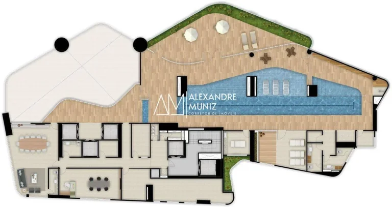 Imagem São Carlos Condominium, apartamentos de luxo no Meireles, Fortaleza-CE.