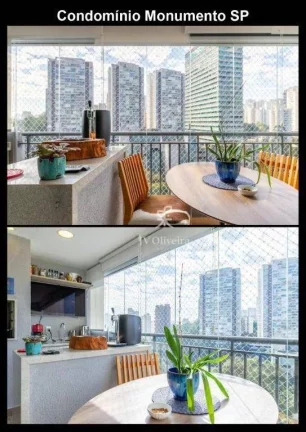 Imagem Apartamento com 3 dormitórios à venda, 130 m² - Portal do Morumbi - São Paulo/SP