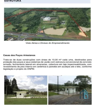 Imagem Chácara fonte água mineral a 150km de Curitiba Capacidade mensal 16 milhões litros em Irati PR