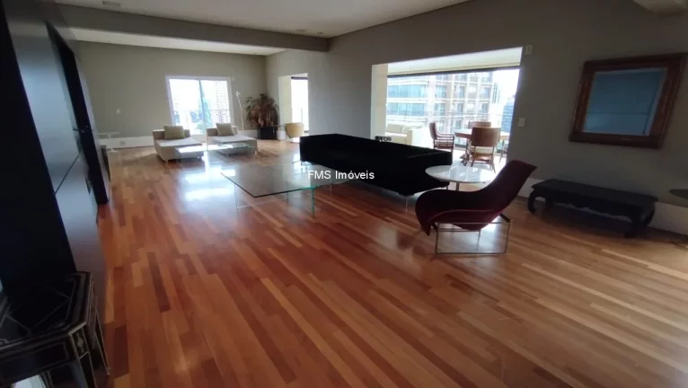 Imagem Apartamento para locação no Itaim Bibi, 5 quartos sendo 5 suítes, 6 banheiros, 8 vagas - 512m².