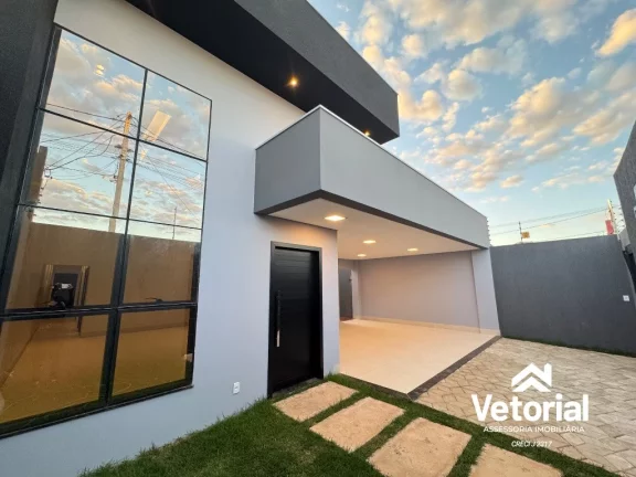 Imagem Casa de 3 quartos no Parque da Cidade Barreiras-BA: 145,52m², suíte, 2 salas, 2 banheiros, 2 vagas de garagem. Venha conferir!