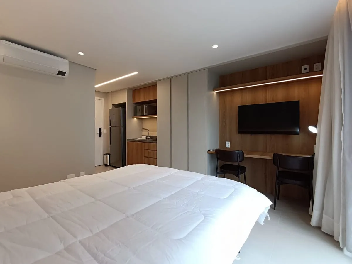 Imagem Apartamento com 1 Quarto para alugar, 28m² - Pinheiros