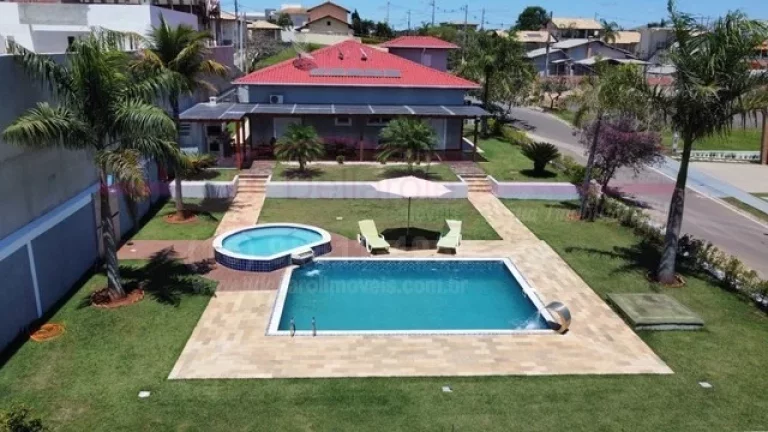 Imagem Belíssima casa de campo de alto Padrão em condomínio fechado