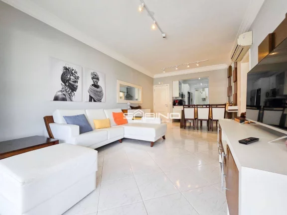 Imagem Apartamento Pé na Areia à venda com 3 Dormitórios 1 Suíte 113m², 2 vagas - Riviera de São Lourenço, Bertioga SP.