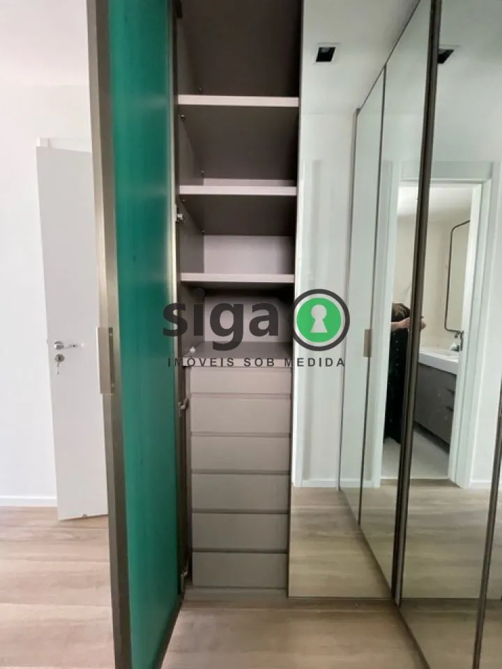 Imagem Apartamento com 1 dorm, 1 vaga, semi mobiliado no Paraíso