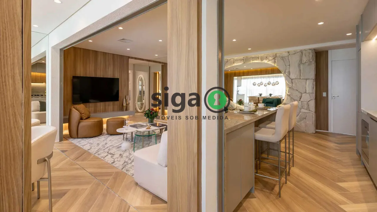 Imagem Apartamento à venda no Brooklin ? 100m², 3 dormitórios, 2 vagas com quadra de Tênis!