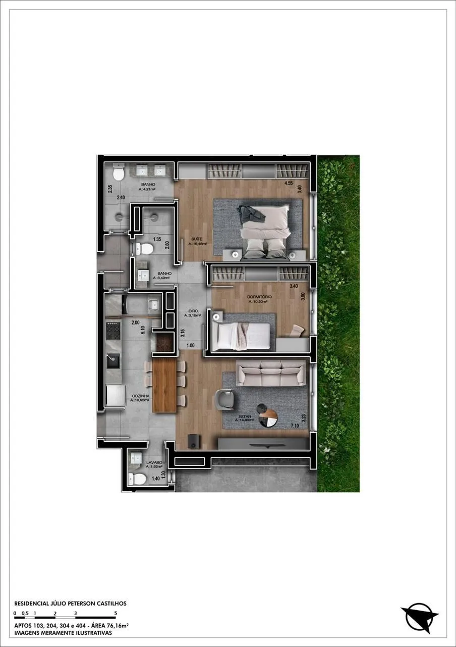 Imagem Apartamento em Mato Queimado