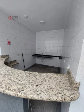 Imagem Salão comercial para alugar. Construido para ser uma igreja, com pulpito e amplo espaço para culto. Possui banheiros, copa, cozinha e escritórios.