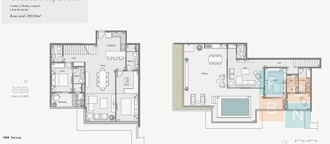 Imagem Cobertura Duplex para Venda em Rio de Janeiro / RJ no bairro Barra da Tijuca