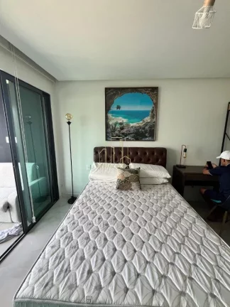 Imagem Studio reformado mobiliado com vista panorâmica para o mar varanda gourmet a venda em Armação