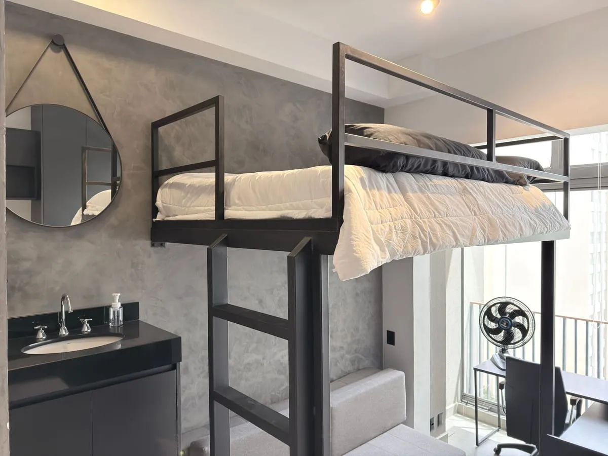 Imagem Apartamento com 1 Quarto para alugar, 24m² - Perdizes