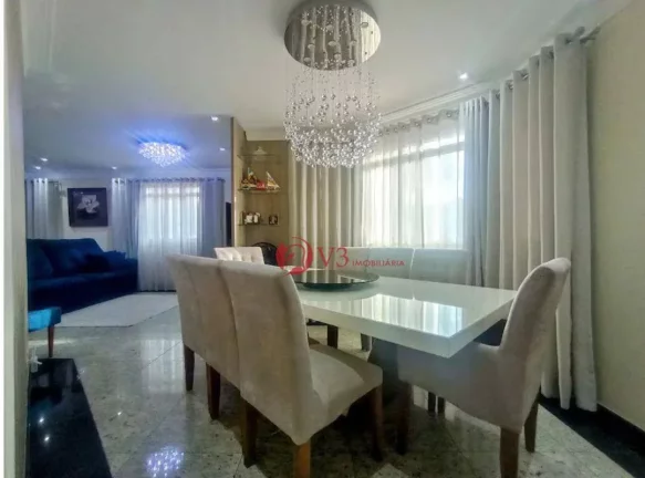 Imagem Apartamento com 152 metros quadrados cozinha, 3 salas com 1 lavabo, 3 quartos com suítes, varanda, closet, 3 vagas de garagem