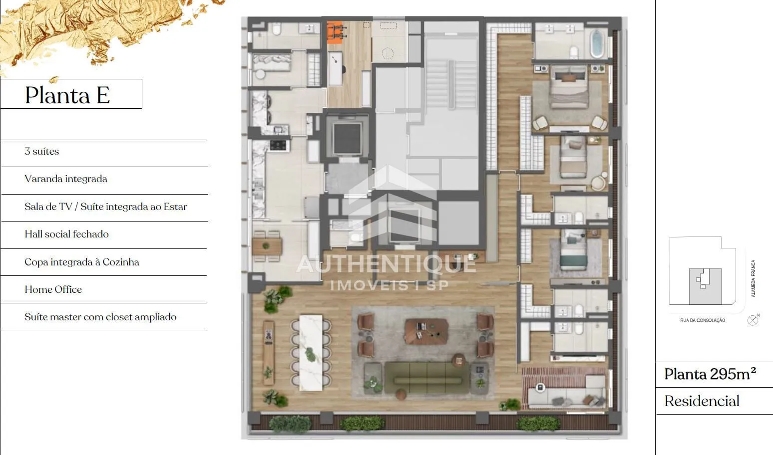 Imagem AYYA JARDINS - Apartamento à venda no bairro Jardim Paulista - São Paulo/SP, Zona Sul