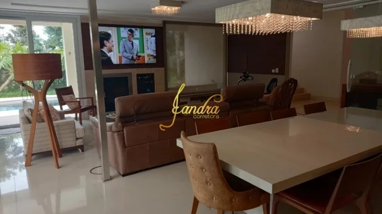 Imagem Linda sobrado com 04 suítes, piscina, piso aquecido,
