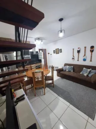 Imagem Apartamento Duplex com 2 dormitórios à venda, 76 m² por R$ 430.000 - Maranduba - Ubatuba/SP