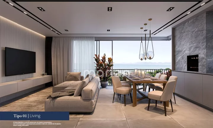 Imagem Apartamento com 3 quartos, Perequê - Porto Belo