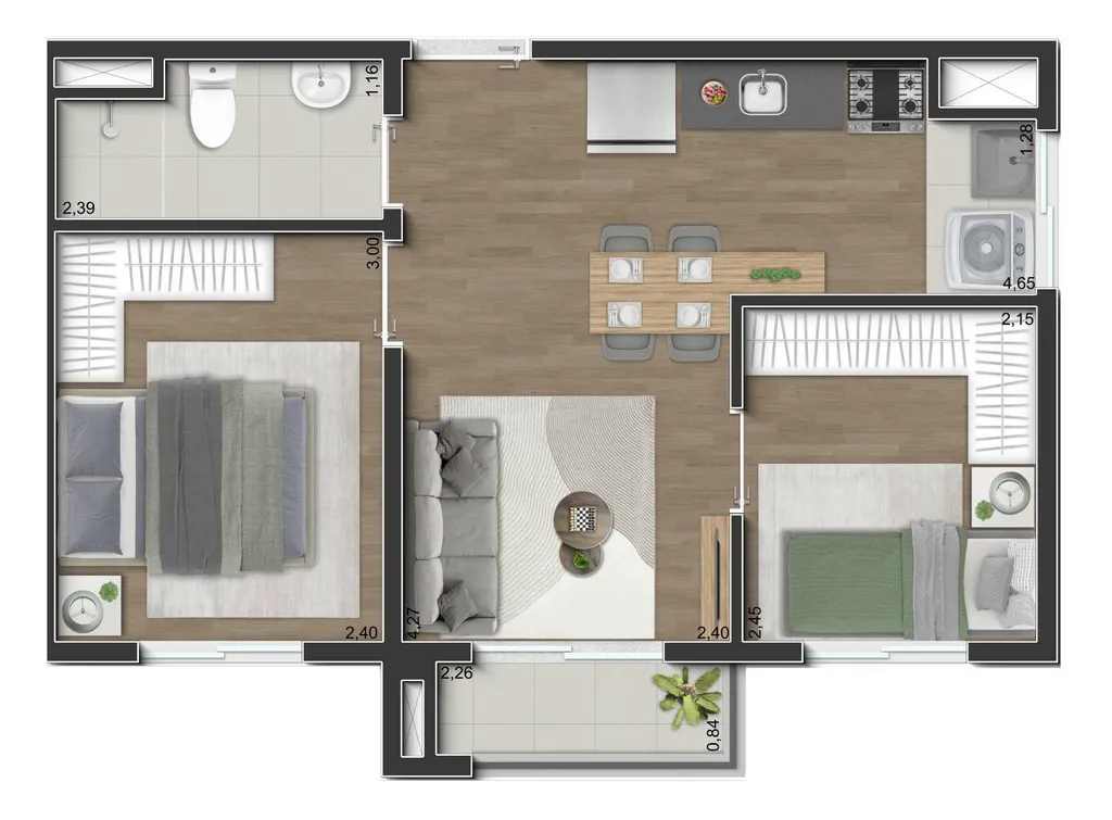 Imagem Miraus Praça Santa Helena - Residencial - Miraus Praça Santa Helena - Residencial