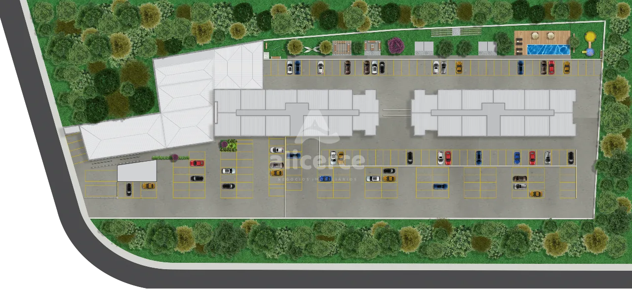 Imagem Apartamento em construção, 2 dormitórios com na Pedra Branca - Palhoça - SC