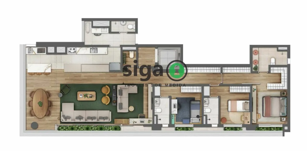 Imagem Apartamento para venda na Vila Clementino 04 dormitórios, São Paulo - SP