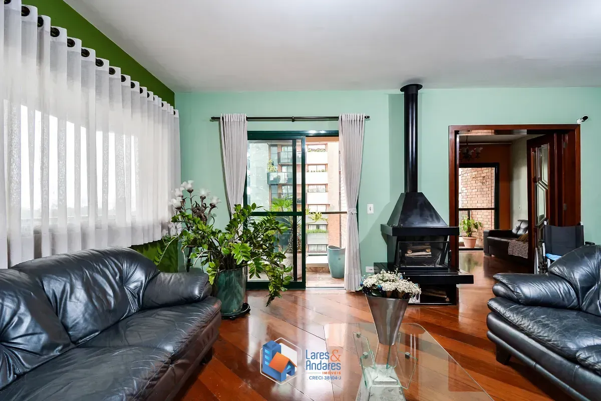 Imagem Apartamento para venda em Moema com 4 quartos, sendo 3 suítes, 222m²