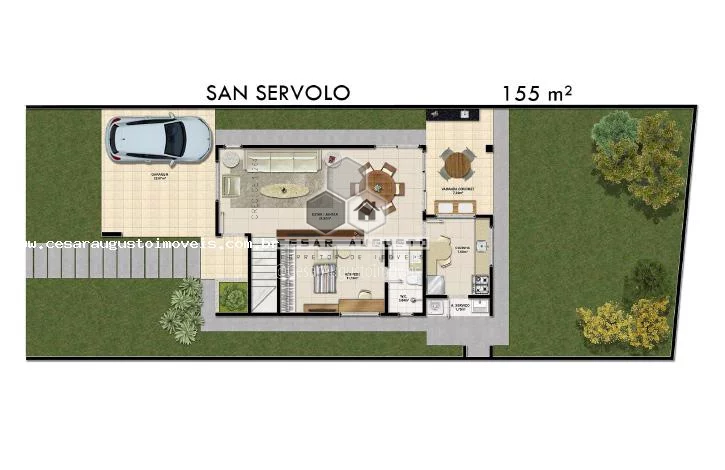 Imagem Jardins de Murano - Casas duplex em Alto Padrão no Eus?(C)bio