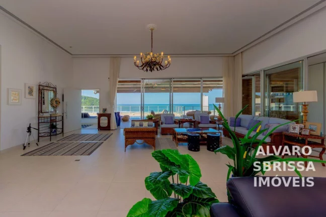 Imagem Apartamento Cobertura Penthouse pé na areia, 9 suites, 9 vagas cobertas, 696m², Riviera de São Lourenço em Bertioga SP.