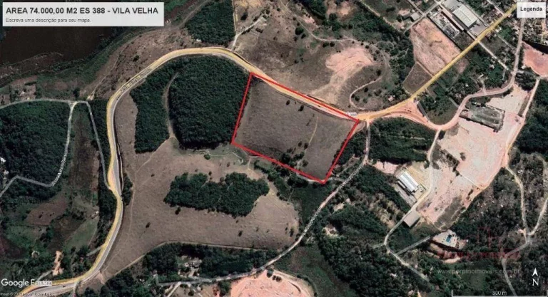 Imagem 74 mil m² de área sendo vendido em região comercial de Vila Velha
