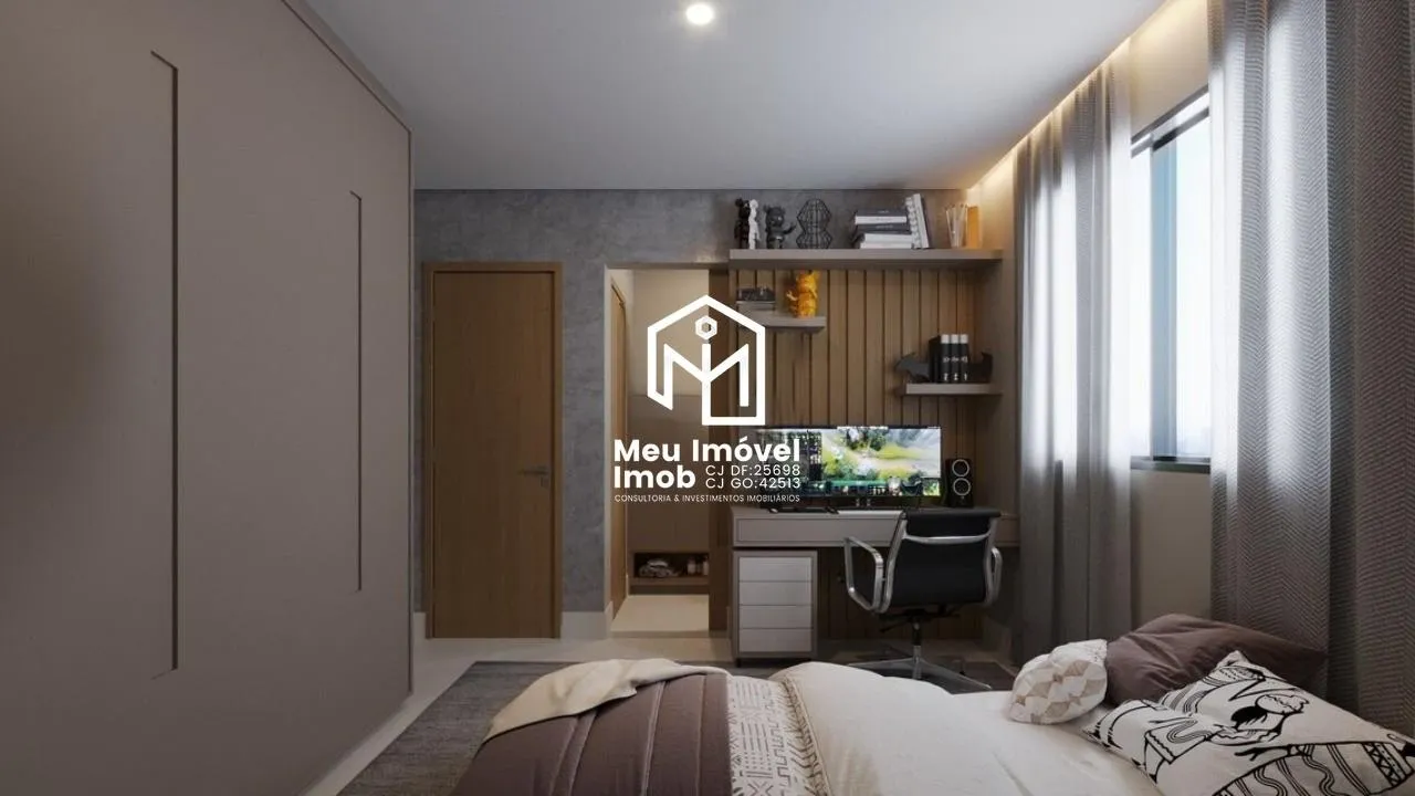 Imagem Apartamento 2 Quartos 1 Suíte 1 Vaga 61,78m² Luziânia