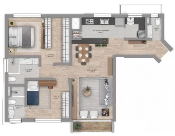 Imagem Apartamento à venda no bairro Bela Vista - Porto Alegre/RS