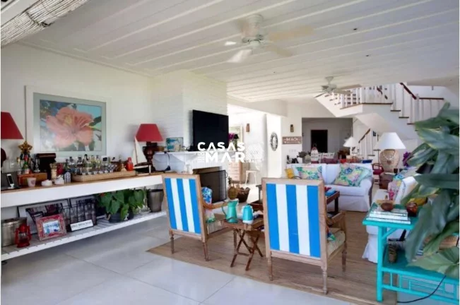Imagem Residência de luxo em condomínio pé na areia na Praia Rasa, Armação dos Búzios - RJ: 5 quartos, 5 suítes, 4 salas, 6 banheiros, 2 garagens