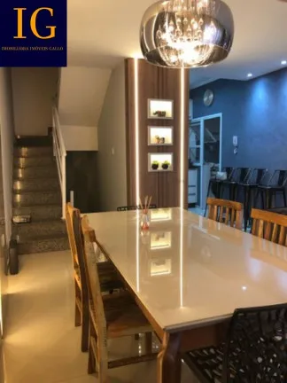 Imagem Casa de Condomínio com 3 Quartos à Venda, 144 m² em Vila Scarpelli - Santo André