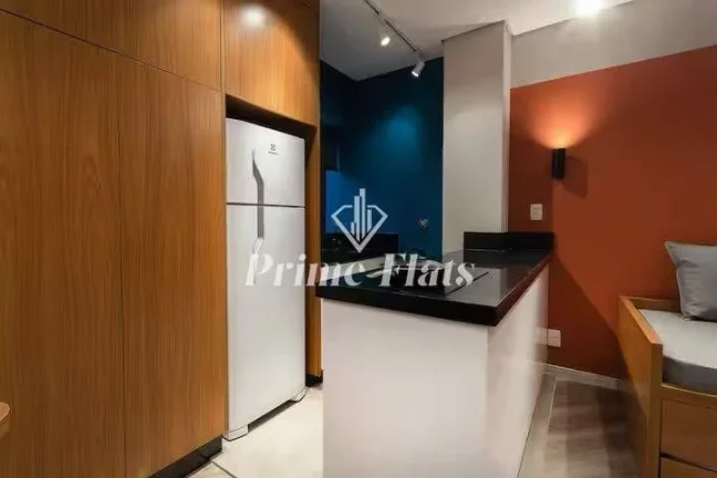 Imagem Flat disponível para venda no Hotel Hampton Park, com 31m², 1 dormitório e 1 vaga