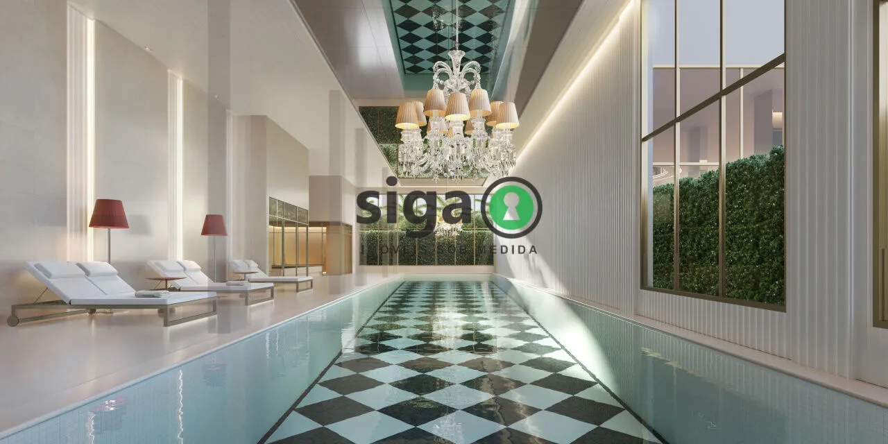 Imagem Apartamento com Serviços de Hotelaria 6 Estrelas - 4 suítes - 264m² - Paraíso