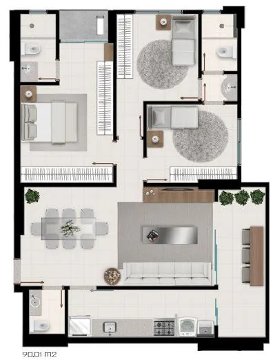 Imagem Apartamento à venda no bairro Setor Leste Universitário - Goiânia/GO