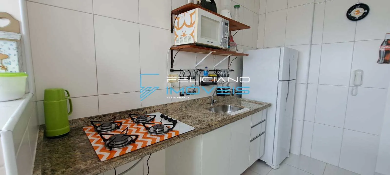 Imagem Apartamento com 1 quarto, Balneário Maracanã, Praia Grande - R$ 340 mil, Cod: 3458