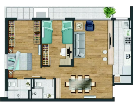 Imagem Espírito Santo - Apartamento à venda no bairro Bela Vista - Porto Alegre/RS