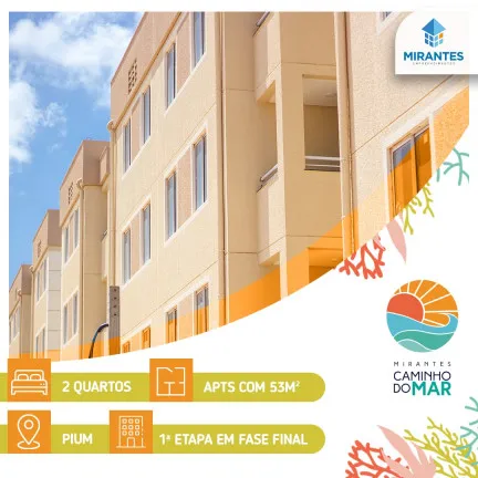 Imagem Apartamento com 2 Quartos à Venda, 50 m² em Cotovelo (Distrito Litoral) - Parnamirim