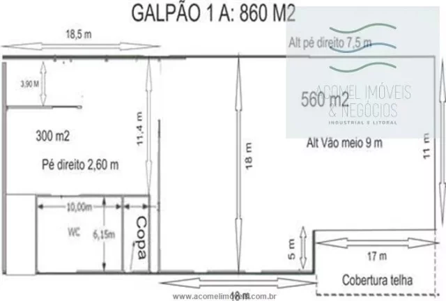 Imagem Galpões para locação em Aluminio no bairro Vila Industrial