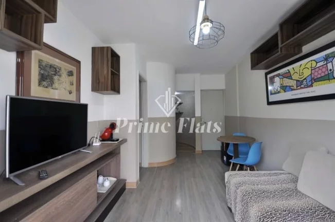 Foto do imóvel Flat disponível para venda Ginza Plaza Palmleaf Slim, com 42m², 1 dormitório e 1 vaga em Rua Galvão Bueno