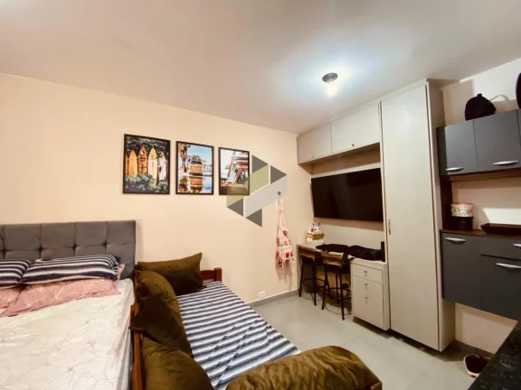 Imagem Studio para Venda em Santos, Ponta da Praia, 1 banheiro, 1 vaga