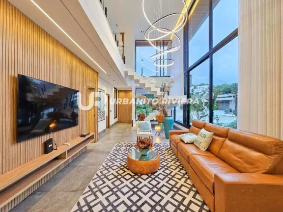 Imagem Casa moderna à venda na Riviera de São Lourenço Alto padrão e design icônico