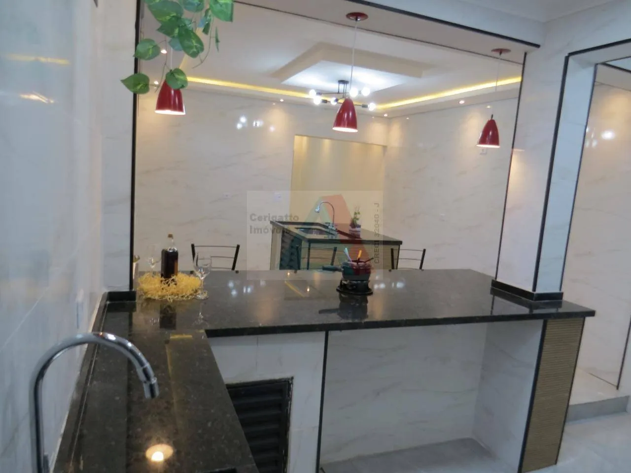 Imagem Sobrado Novo Alto Padrão 136m² | 3 Suítes | Hidromassagem | Closet | SCS