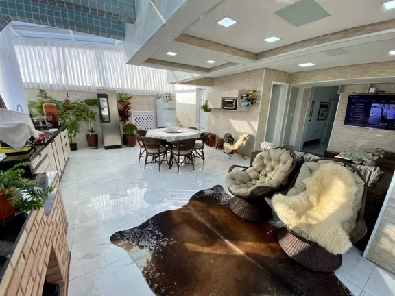 Imagem Cobertura à venda, 315 m² por R$ 3.000.000,00 - Canto do Forte - Praia Grande/SP