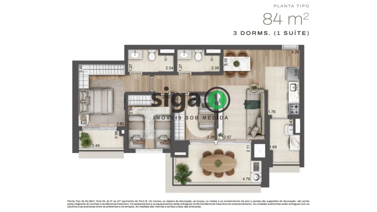 Imagem APARTAMENTOS DE ALTO PADRÃO À VENDA EM SANTO AMARO AO LADO DA HÍPICA CONDOMÍNIO CL